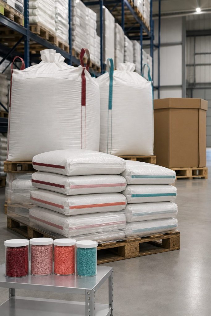 Kunststoff-Regranulat Verpackungen